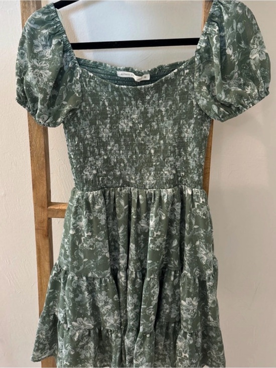 Altar'd State Dresses & Skirts - Altar'd State Sage Green Floral Midi Dress